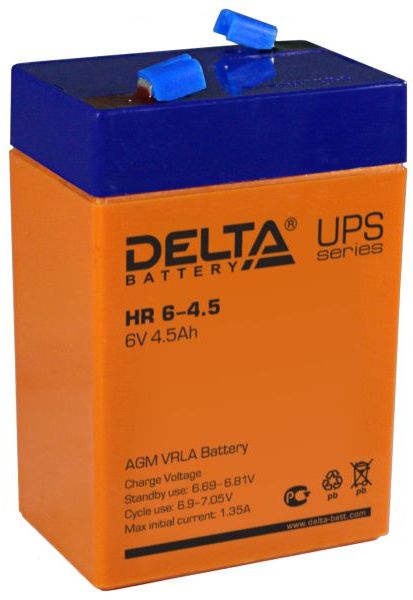  Delta DT HR 6-4,5 (HR 6-4,5)                                              4.5ah 6V -    
